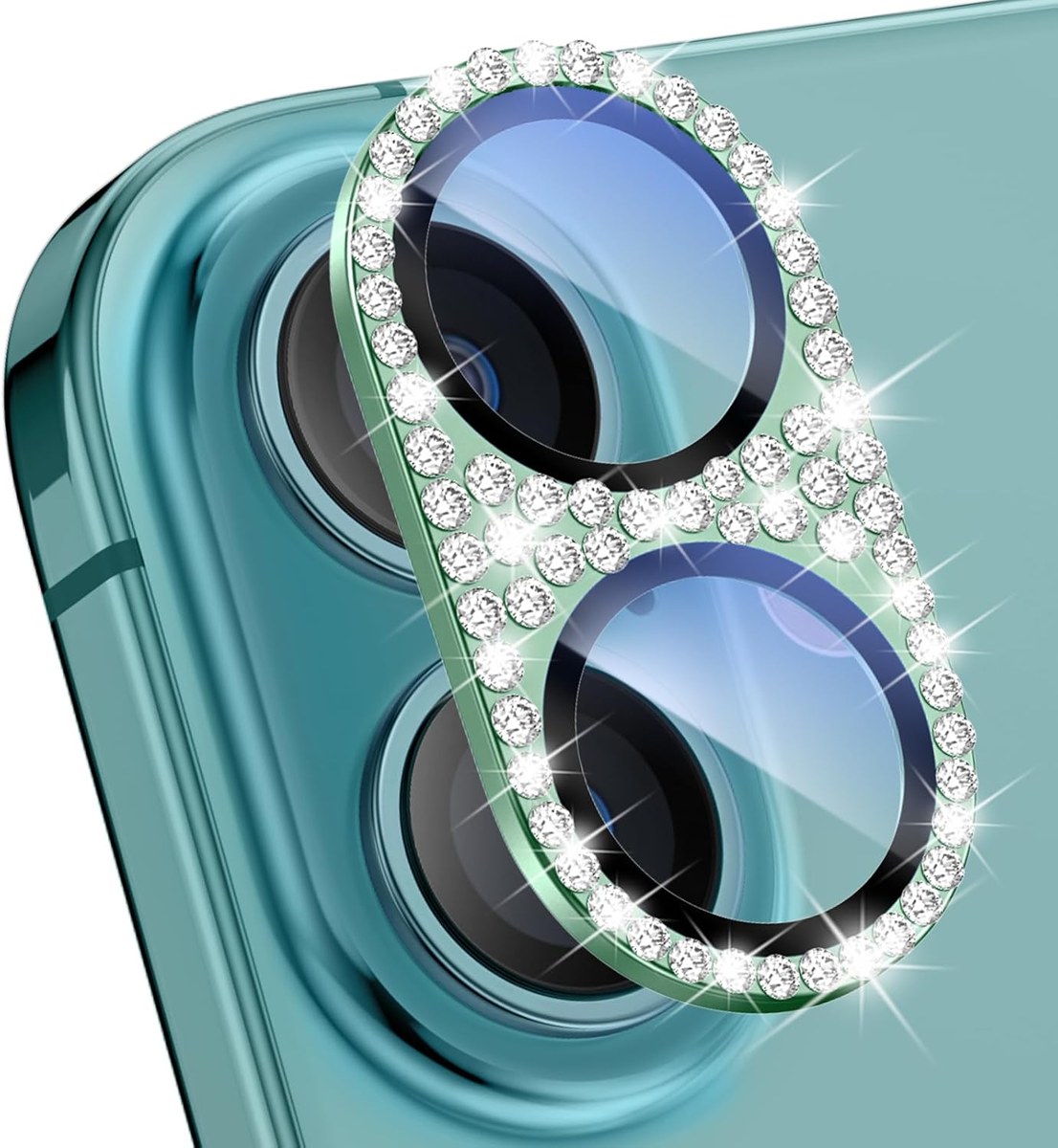 Goton Bling Glitter Lens Protector for iPhone 16 and 15