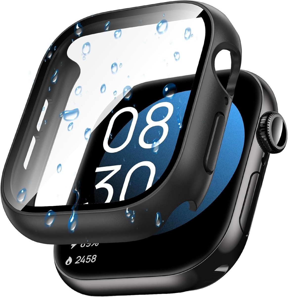 Goton IP67 Waterproof Case with Glass for Apple Watch